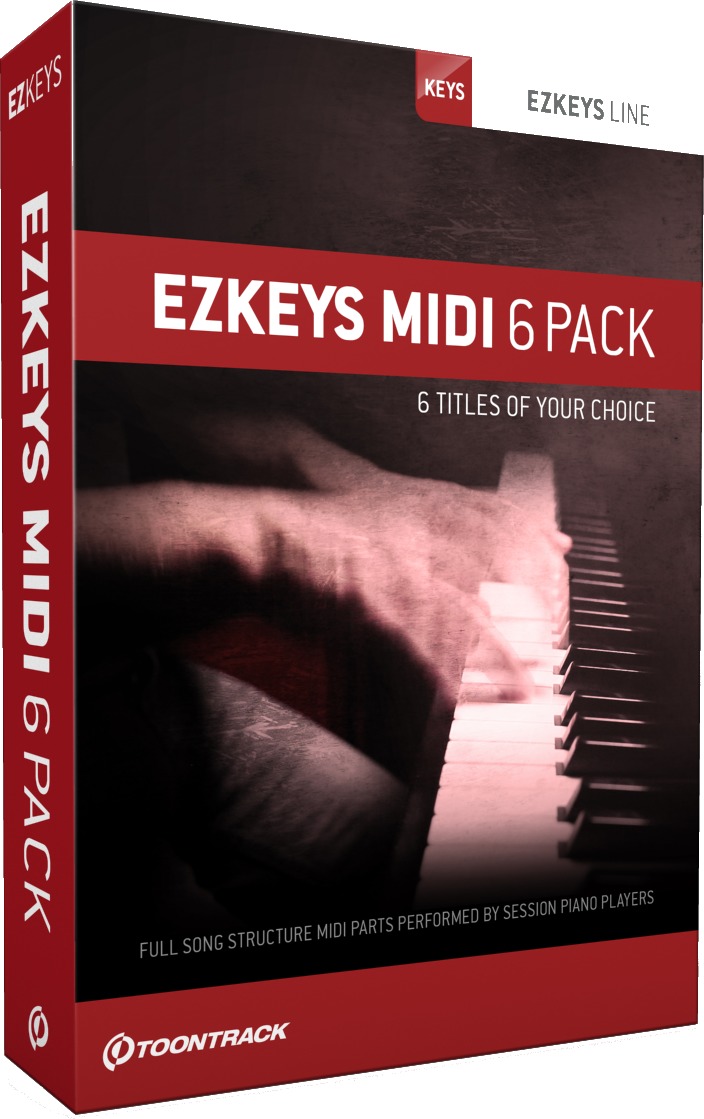 Toontrack EZkeys MIDI 6 Pack  Custom Bundle (6x Keys MIDI)